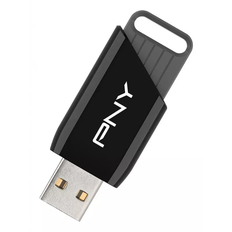 PNY Attaché X, 32 GB, USB Type-A, 3.2 Gen 1 (3.1 Gen 1), 130 MB/s, Dia, nero