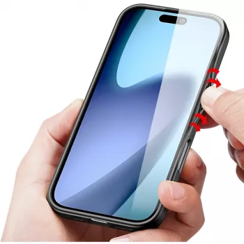Custodia protettiva Nevox StyleShell NYLO per iPhone 17, 6,3 pollici, nero