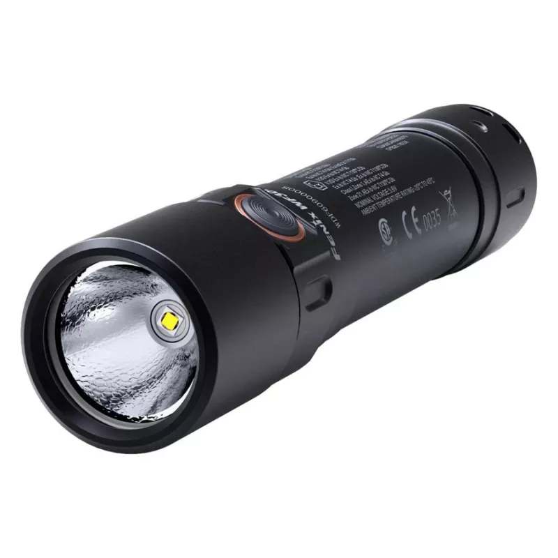 Lampada frontale Fenix WF30RE nero LED IP68 120h durata batteria