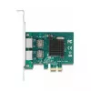 Scheda PCI Express x1 DeLOCK a 2 x RJ45 Gigabit LAN BCM grigio