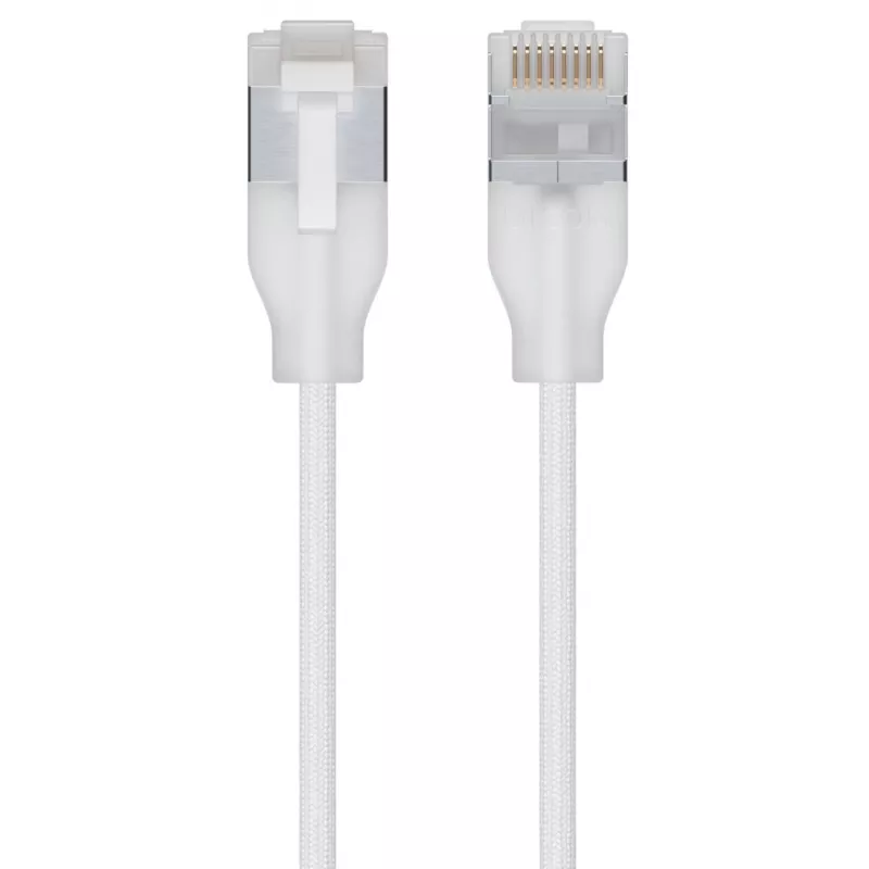 Cavo di rete Ubiquiti UACC-Cable-Patch-EL-C6A-12M-W RJ-45 Cat6a 12m trasparente bianco