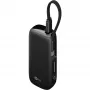 Powerbank 5.000 mAh, cavo USB-C integrato 13 cm, 20 Watt (nero, 5 Ah, 1x USB-A, 1x USB-C, PD, QC)