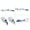 Pressacavo M28 DELOCK, plastica, grigio, con fissaggio a fascetta, 1 pz.