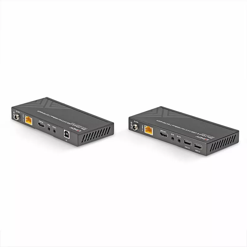 Lindy 150m Cat.6 HDMI 4K60, USB 2.0 e IR HDBaseT extender KVM