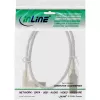 Cavo Microconnect USBAB5ANGLED-L USB 2.0 5 m USB A USB B bianco