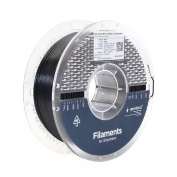 Filamento per stampa 3D Gembird PETG 1,75 mm nero 1 kg