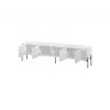 Mobile TV Cama Meble VERA 190x40x50 cm, bianco opaco, piano in truciolare