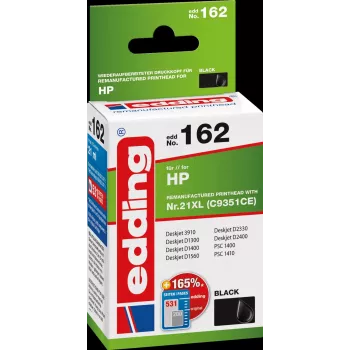 EDDING EDD-162 - compatibile - nero - HP - confezione singola - HP Deskjet 3910 HP Deskjet 3920 HP Deskjet 3930 HP Deskjet 3940 HP Deskjet D1300 serie HP