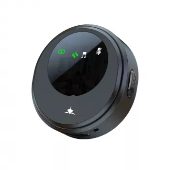 White Shark DSM-06 Tassa Microfono lavalier wireless, USB-C, nero