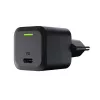 Caricabatterie per dispositivi mobili Green Cell CHARGC06, USB-C 33W, Quick Charge 3.0, ingresso AC 100–240V, nero