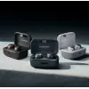 Auricolari sportivi wireless Bluetooth con cancellazione del rumore SENNHEISER Momentum MTW4 - bianco e argento
