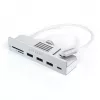 Dock per laptop / replicatore di porte Satechi ST-UCICHS USB 3.2 Gen 1 Type-C, porte USB-A, SD/MicroSD, argento