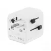Adattatore da viaggio universale GEMBIRD TPA-EU2A12-01-W alimentatore USB 12W per prese internazionali