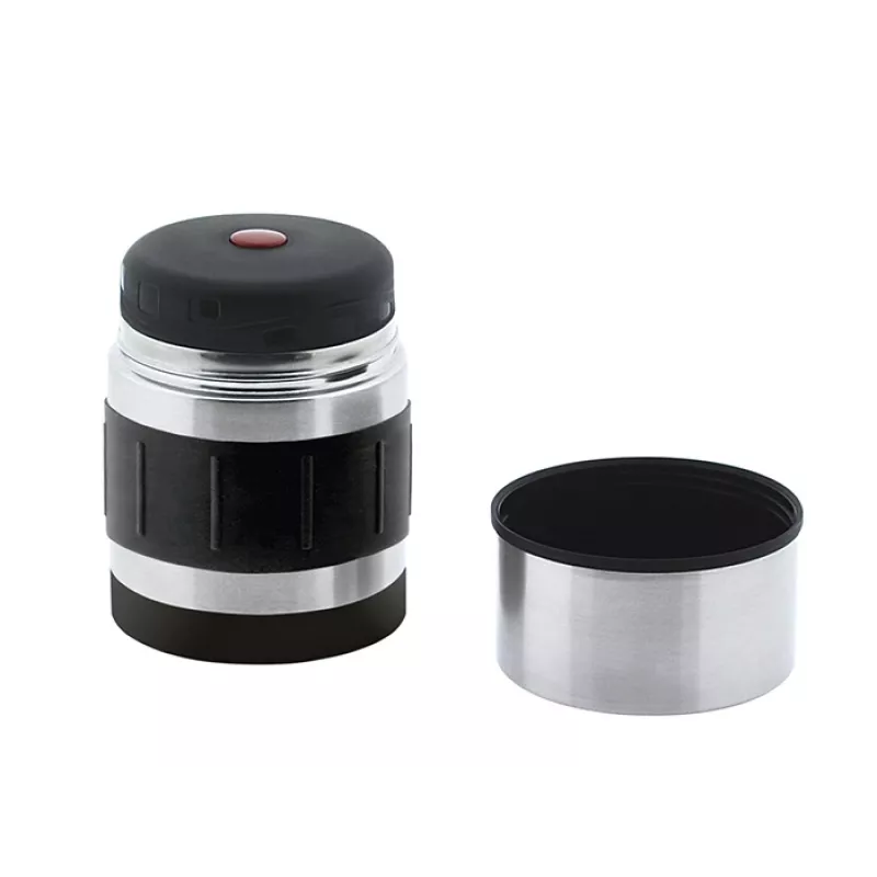 Bottiglia termica JATA MOD. 825 0,5 L nero acciaio inox