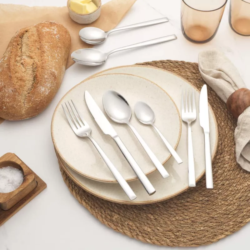 Set posate Salter BW124271EU7 — 44 pezzi, acciaio inox, lavabile in lavastoviglie
