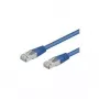 Cavo patch CAT 5e Wentronic Goobay, SF/UTP, blu, 3 m - mix rame CCA (68056)