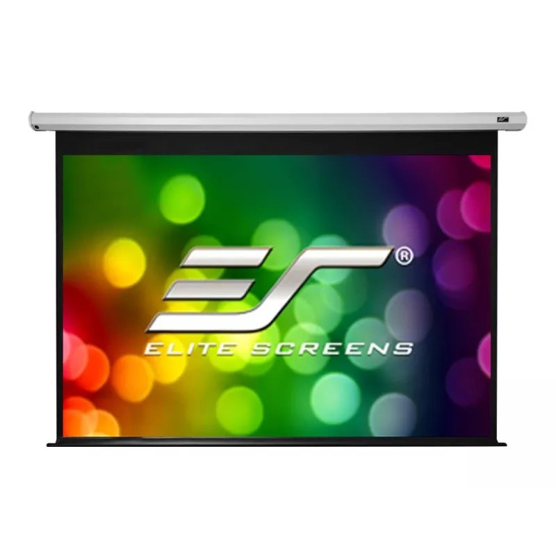 Elite Screens Spectrum Electric120V schermo di proiezione motorizzato 120 pollici (3,05 m) 4:3, area visibile 244 x 183 cm, MaxWhite guadagno 1,1, telecomando IR, custodia bianca