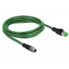 Cavo di rete DeLOCK 85438 RJ45 Ethernet Cat6 2m nero