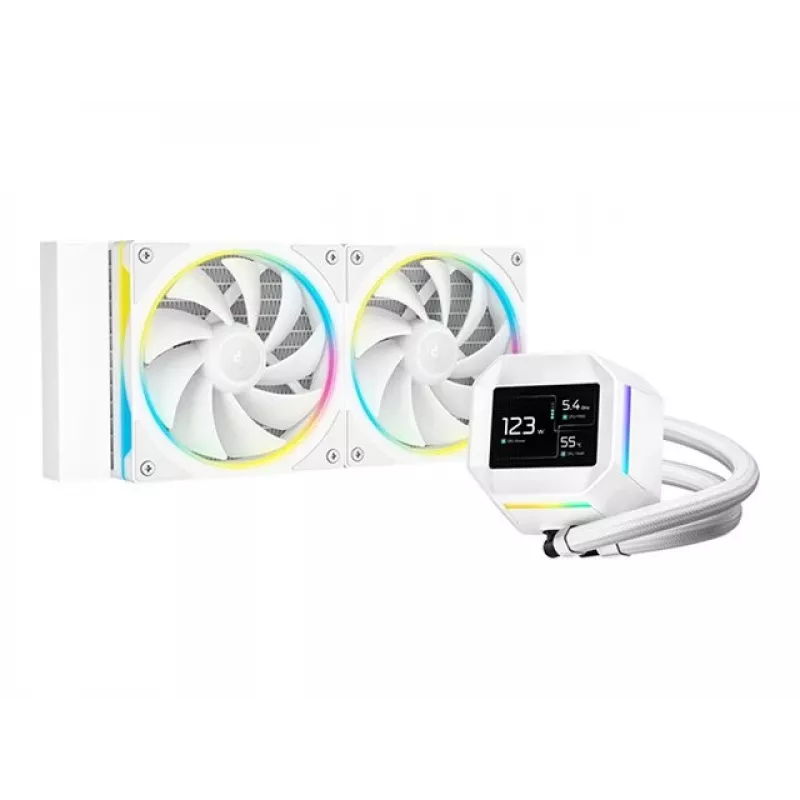 DeepCool LM240 WH raffreddamento a liquido per processore 12 cm bianco 1 pz.