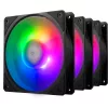 Set con 3 VENTOLE COOLER MASTER Mobius 120P ARGB