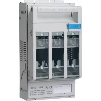 Hager sezionatore NH00 LT052 3x160A DIN Rail M8 (LT052)