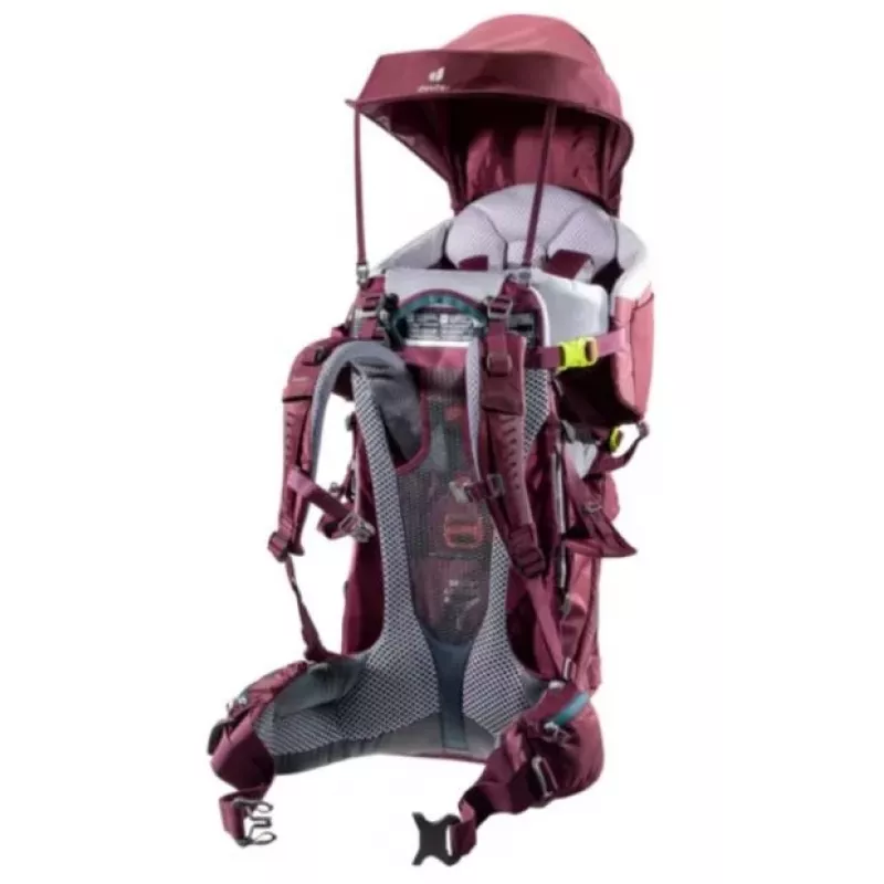 Zaino porta-bebè Deuter Kid Comfort poliammide rosso