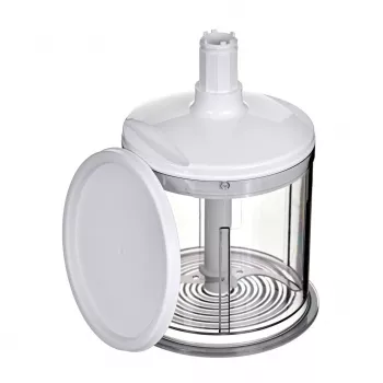 Accessorio mixer Bosch MFZ4050, case in plastica trasparente-bianco