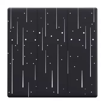 Copertura decorativa per interruttore touch Sonoff T5-3C-86 — motivo a stelle, placca da parete