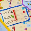 Set didattico Montessori penna scuola di scrittura con 18 tavole