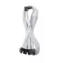 Cavo di connessione CableMod C-Series Pro variante A 90° 16-pin su 4×8-pin PCIe, bianco