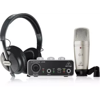 Kit di registrazione per home studio Behringer U-PHORIA STUDIO
