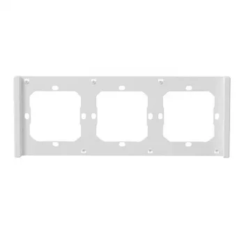 Cornice per interruttore Sonoff 3 moduli M5-80 bianca, da parete, per 3 moduli a bilanciere