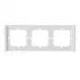 Cornice per interruttore Sonoff 3 moduli M5-80 bianca, da parete, per 3 moduli a bilanciere