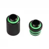 Bitspower Direct-Connect Set dritto G1/4 inch AG - extra long, nero