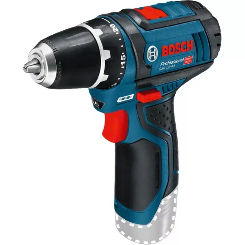 Bosch GSR 10,8-2-LI Professional senza chiave nero, blu, rosso