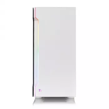 Case PC Thermaltake H200 TG Snow RGB Midi Tower bianco