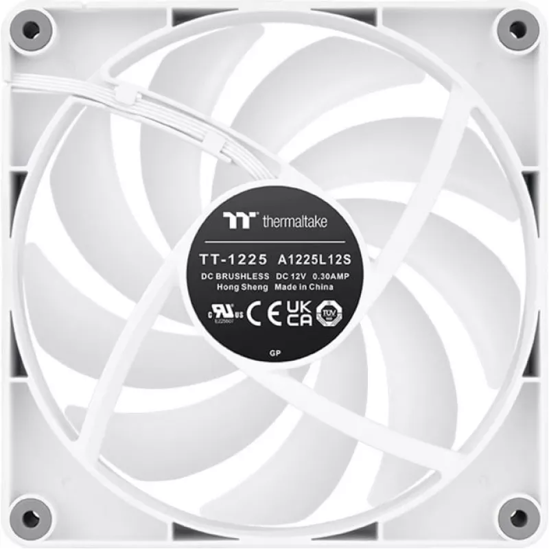 Thermaltake CT120 Reverse ARGB 120 mm bianco confezione da 2