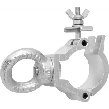 Fascette con occhiello EUROLITE DEC-30E argento — fascetta per illuminazione da palco con occhiello di sicurezza