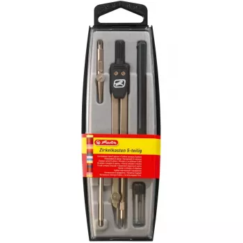 Compasso Herlitz 8710303 nero metallizzato 5 pezzi