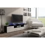 Mobile TV Cama EVORA 200 nero/bianco lucido