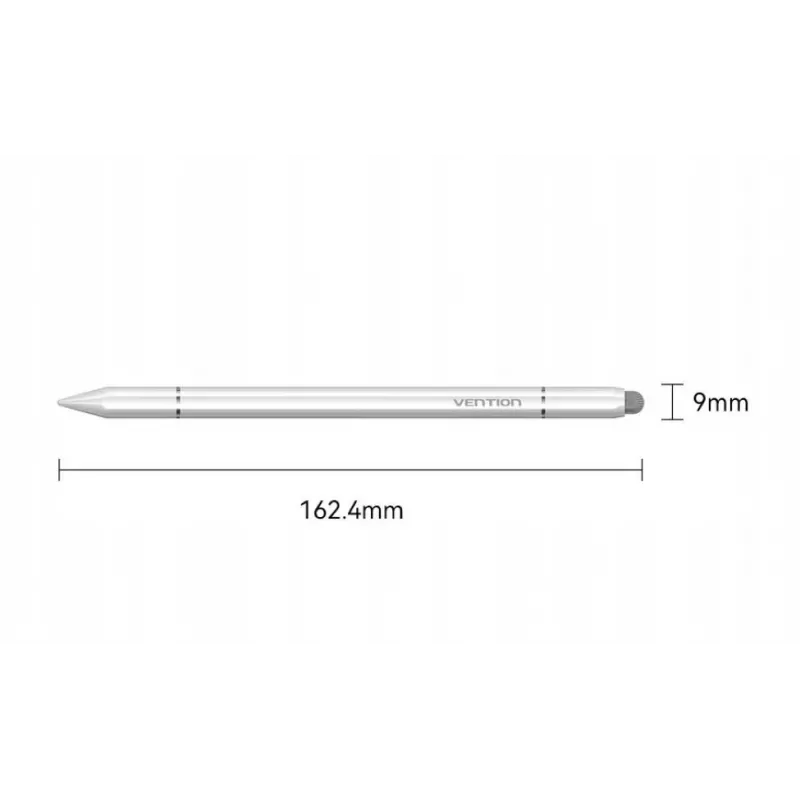 Stylus Vention KQLW0 3-in-1 magnetico lega di alluminio, bianco, 18,2 g