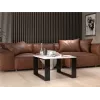 MODERN MINI tavolo 67x67x40 cm bianco/nero