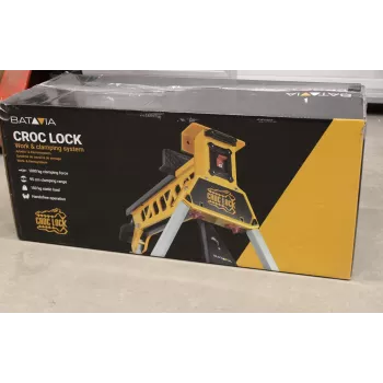 Banco da lavoro e stazione di serraggio Batavia B.V. Croc Lock (usato: confezione danneggiata, graffi sul corpo)