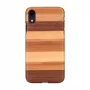 Custodia protettiva per smartphone man and wood per iPhone XR – superficie sabbia nera