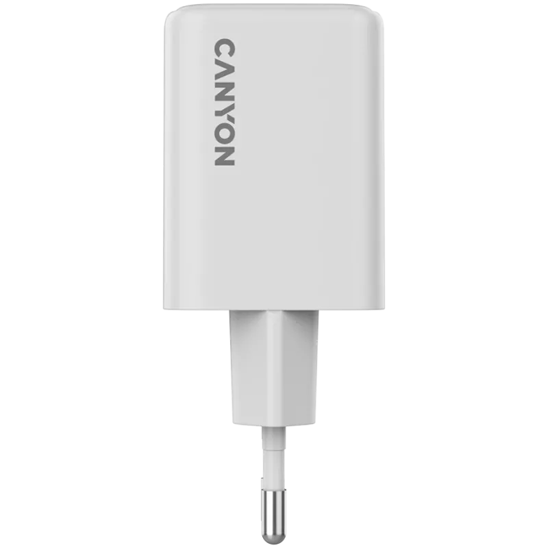 Caricabatterie Canyon CU45CC GaN 45 W 2xPD, bianco (CNS-CUW45CC)