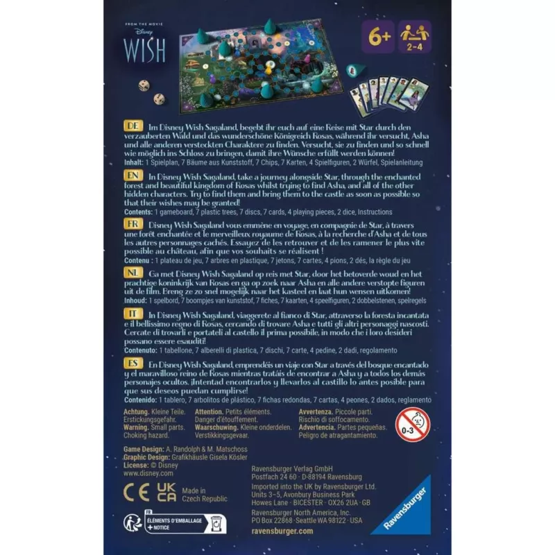 Disney Wish Sagaland, gioco da tavolo