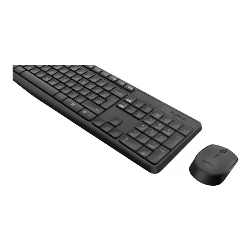 Set tastiera e mouse wireless Logitech MK235
