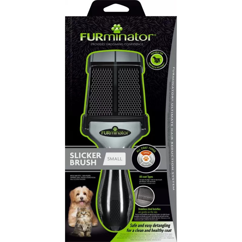 FURminator - Spazzola cardatrice per cani e gatti - S