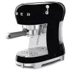 SMEG 50's Style ECF02BLEU macchina per espresso, 15 bar, nera