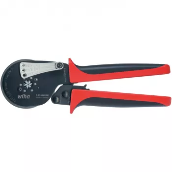 Wiha 41246 Pinza crimpatrice per cavi Crimping Tool nero, rosso